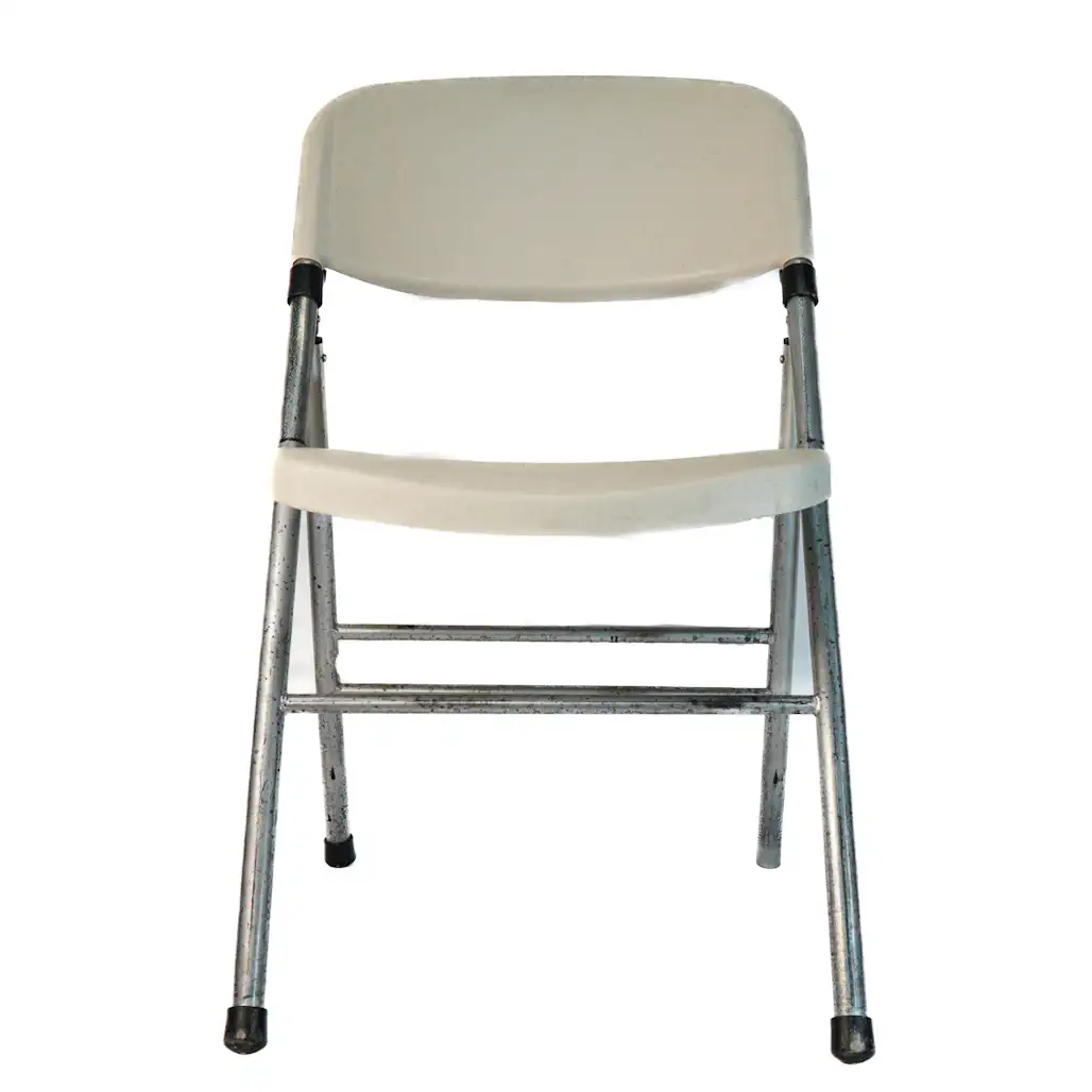 Silla plegable de plástico